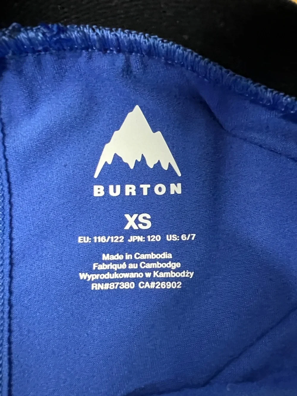 Burton Kids Midweight Base Layer Pants Blue Dryride Boys Size XS 6 / 7 Outdoor